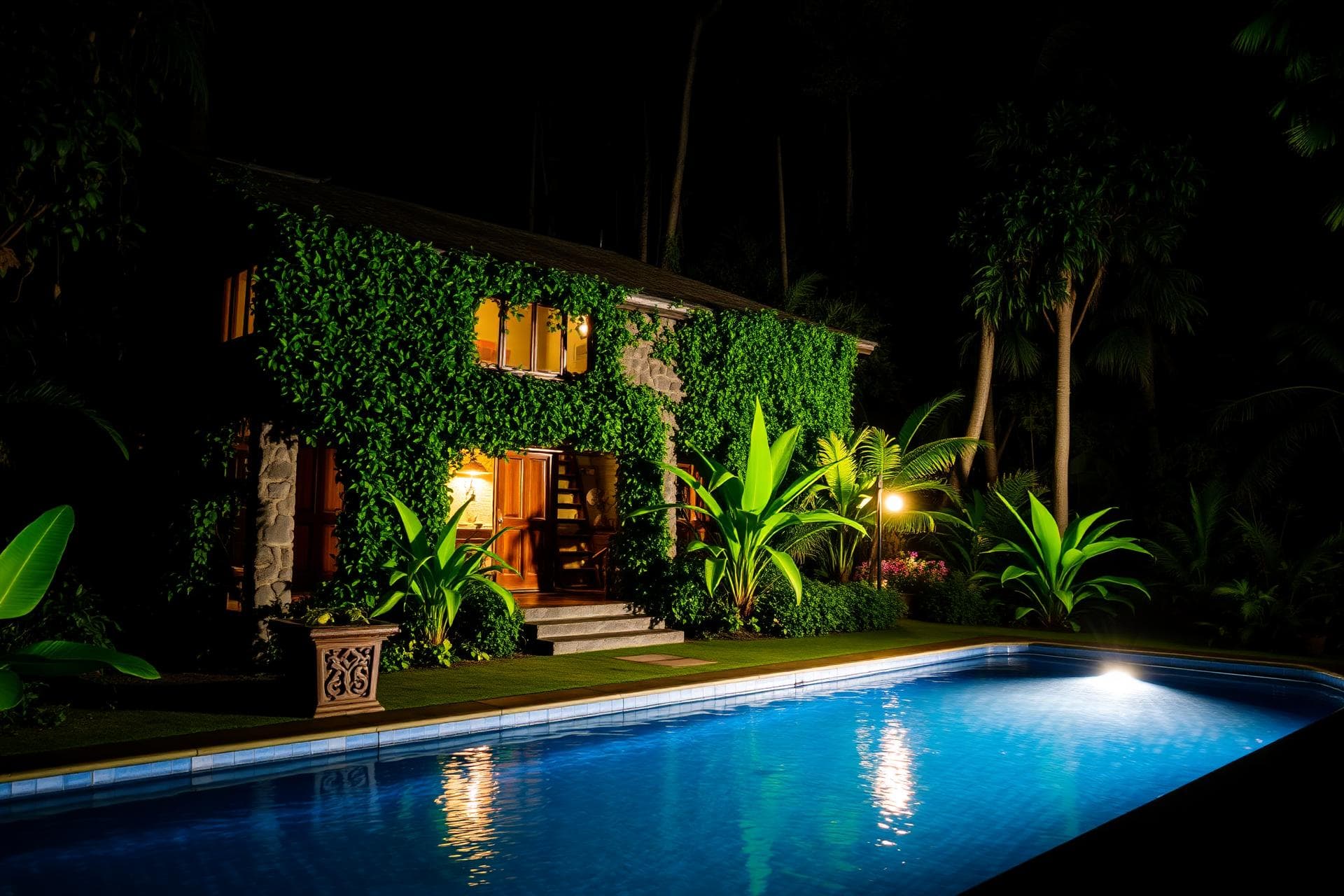 Stone villa in the Santa Teresa jungle